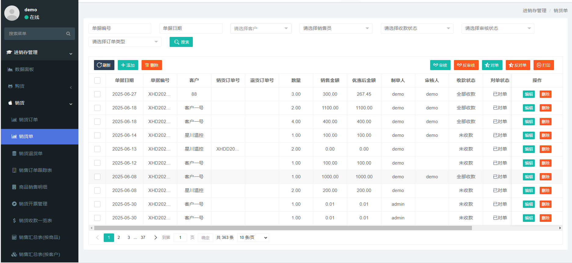 企业进销存管理系统